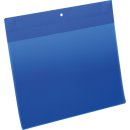 Neodym-Magnettasche A4 quer blau PP Außenformat:...