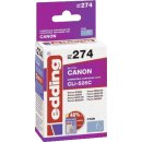 Edding Tinte 274 Canon ersetzt CLI-526C, 10 ml, cyan