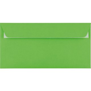 Briefumschlag DIN C5/6, ohne Fenster, haftklebend, intensive green, 100g/qm, 250 Stück