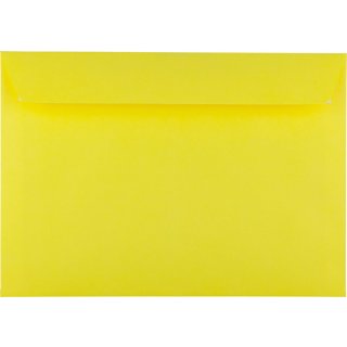 Briefumschlag DIN C4, ohne Fenster, haftklebend, intensive yellow, 120g/qm, 200 Stück