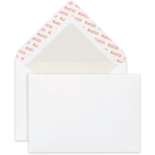 Briefumschlag DIN C6, ohne Fenster, haftklebend, weiß, 100g/qm, 250 Stück