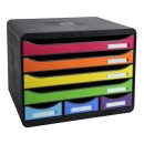 Schubladenbox Exacompta STORE-BOX MINI 7 Schubladen Harlekin