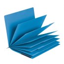 Projekt-/Personalhefter UniReg, kaufmännische Heftung, 6 Trennblätter, mit Tasche, 230g/qm-Kraftkarton, blau