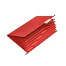 Projekt-/Personalmappe UniReg, 230g/qm Kraftkarton, 6 Trennblätter, seitlich offen, rot