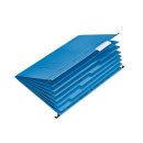 Projekt-/Personalmappe UniReg, 230g/qm Kraftkarton, 6 Trennblätter, seitlich offen, blau