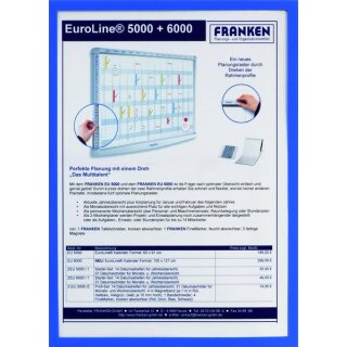 Magnethaftender Dokumentenhalter DIN A3, blau, Hartfolie, matt, dokumentenecht
