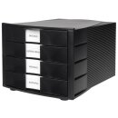 Schubladenbox HAN IMPULS A4/C4 4 Schubladen geschlossen...