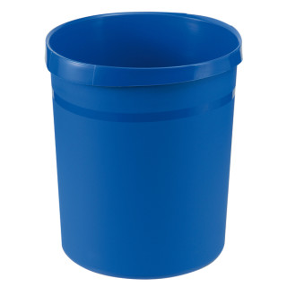 Papierkorb GRIP, blau, 18 Liter, 2 Griffmulden, extra stabil