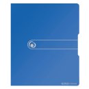 Ringbuch A4, 2 Ringe, PP, blau opak 25 mm