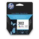 HP 302 Tintenpatrone color, 165 Seiten Inhalt 4ml