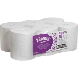 Rollenhandtücher Kleenex Ultra, weiß, f.Spender 7375,7376,7193,6989