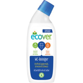 WC-Reiniger ECOVER, gegen Kalk, Urinstein und Schmutz, 750 ml