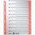 Trennblatt A4 Überbreite, rot, Liniendruck, Lochung hinterklebt, Kraftkarton: 230g, Inhalt: 100 Stück, Maße: 240 x 300 mm