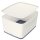 Aufbewahrungsbox WOW MyBox groß + Deckel, weiß/grau, Kunststoff, Fassungsvermögen: 18 l, Maße: 318 x 198 x 385 mm