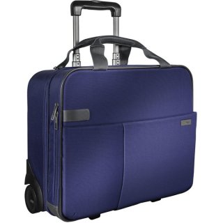 Handgepack Trolley Smart Traveller tiatan blau, elegante Tragegriffe