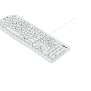 Tastatur K120, kabelgebunden USB, Business, weiß