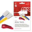Label-The-Cable Mini, 10 kleine Klettbinder mit...