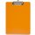 Klemmbrett MAULflexx, DIN A4, aus biegsamem 2-Schicht-Polypropylen, einschiebbarer Aufhängeöse, Bügelklemme mit Griffmulde, Größe: 31,5 x 22,5 x 1,2 cm, orange