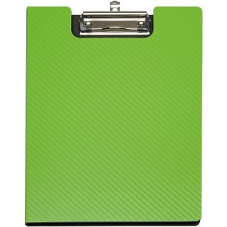 Schreibmappe MAULflexx, DIN A4, aus biegsamem 2-Schicht-Polypropylen, einschiebbarer Aufhängeöse, Bügelklemme mit Griffmulde, Größe: 31 x 24 x 1,3 cm, hellgrün