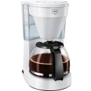 Kaffeemaschine Easy II wei&szlig;, Glas- kanne f&uuml;r...