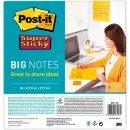 Haftnotiz Super Sticky Big Note, 279 x 279 mm, 30 Blatt,...