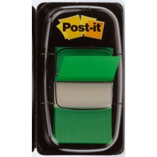 Post-it Index Haftstreifen 680, 25,4 x 43,2 mm, 50 Streifen, grün