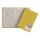 Unterschriftsmappe, gelb, 20 Fächer, Color-Einband