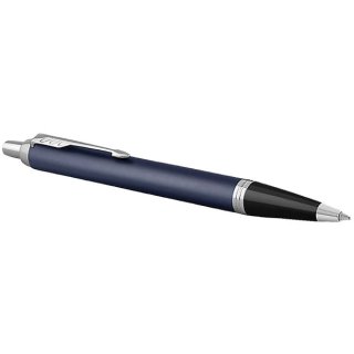 Kugelschreiber Ganzmetall IM Matte Blau C.C., Strichstärke: M, hochwertiges Metallgehäuse mit Lackoberfläche, Schreibfarbe: blau, blau