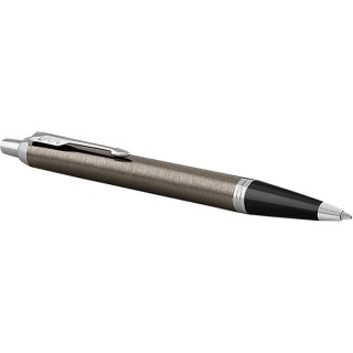 Kugelschreiber Ganzmetall IM Dark Espresso C.C., Strichstärke: M, hochwertiges Metallgehäuse mit Lackoberfläche, Schreibfarbe: blau, braun