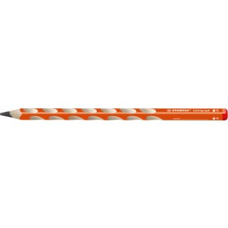Stabilo Bleistift EASYgraph ergonomischer Rechtshänderbleistift 2B, orange