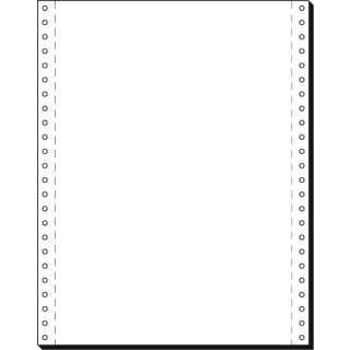 Endlospapier, LP, 12"x240 mm (A4 hoch), 1fach, 60g/qm, blanko, VE = 1 Karton = 2000 Blatt