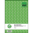 Sigel Kassenberichte/Bestandsrechnung, DIN A5, 50 Blatt