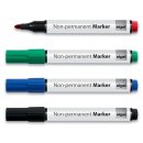 Non Permanent Marker sortiert 4er Pack, Rundspitze 1 - 3 mm