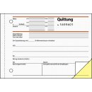 Sigel Quittungen SD121 DIN A6 quer, selbstdurchschreibend, 2 x 50 Blatt, fortlaufende Nummerrierung, 1.+2. Blatt bedruckt