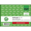 Sigel Quittungen SD122 inkl. MwSt., DIN A6 quer, selbstdurchschreibend, 2 x 50 Blatt, 1.+2. Blatt bedruckt