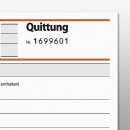 Sigel Quittungen SD122 inkl. MwSt., DIN A6 quer, selbstdurchschreibend, 2 x 50 Blatt, 1.+2. Blatt bedruckt