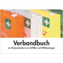 Verbandbuch A5, Unfall-Dokumentation, mit vorgedruckten...