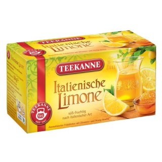 Ländertee Italienische Limone, 20 Portionsbeutel à 2,5 g