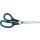 WESTCOTT Easy Grip Schere 21,0cm, blau-schwarzer Kunststoffgriff, rostfreie Klinge, für Linkshänder