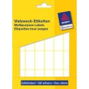 Vielzweck-Etikett, permanent, handbeschriftbar, 38 x 18...