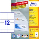 Universal-Etiketten, bedruckbar, permanent, 105 x 48 mm,...