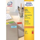 Rotes Etikett, permanent, Inkjet, Laser s/w, Farblaser,...