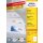 Universal-Etiketten, Inkjet, Laser s/w, Farblaser, 210 x 297 mm, weiß, 1 Packung = 200 + 20 Blatt = 200 + 20 Stück