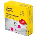 Markierungspunkte, Ø 10mm, magenta, permanent, 800...