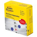 Markierungspunkte, Ø 10mm, blau, permanent, 800...