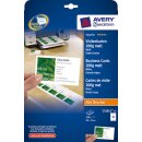 Avery Zweckform Visitenkarten 200g für Laser u....