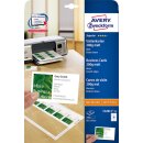 Avery Zweckform Visitenkarten 200g für Laser u....