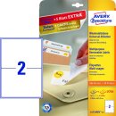 Universal-Etiketten, bedruckbar, ablösbar, 199,6 x...