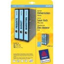 Ordneretiketten bedruckbar, permanent, lang/schmal, blau,...