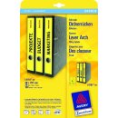 Ordneretiketten bedruckbar, permanent, lang/schmal, gelb,...
